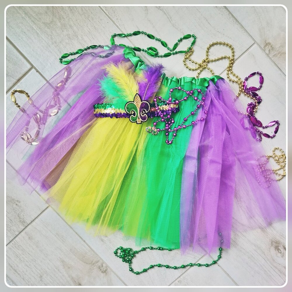 3 Piece Mardi Gras/Parade Outfit